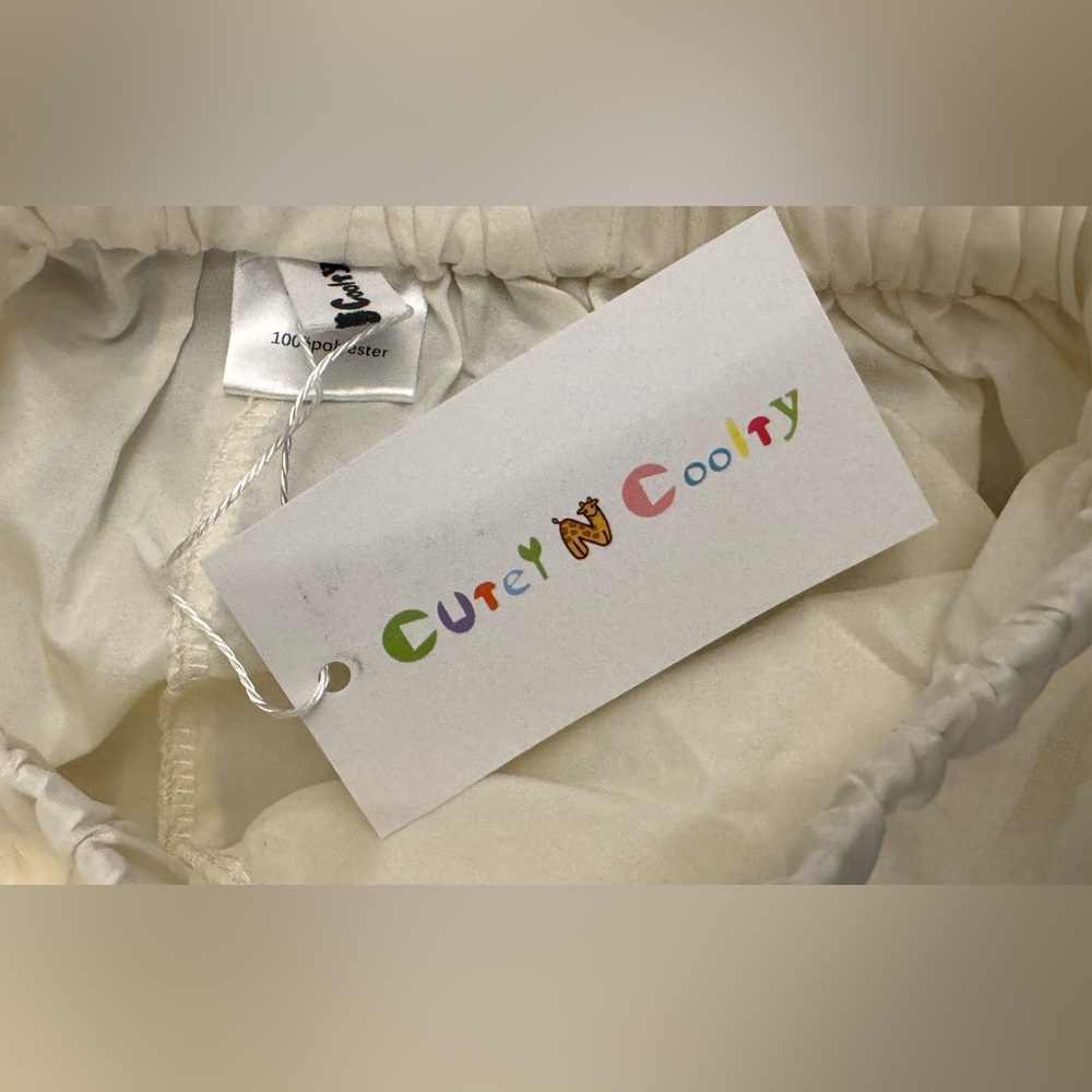 Cutey N Coolty Cream Tulle-Ruffled-Skirt - Picture 5 of 5